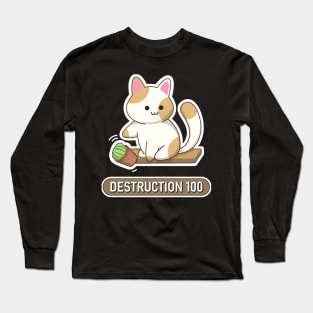 Cat of destruction Long Sleeve T-Shirt